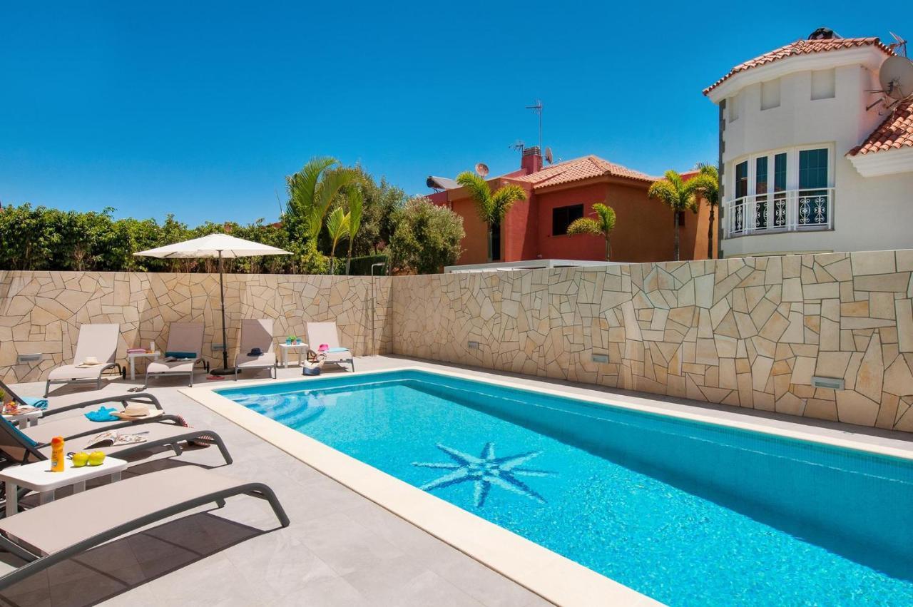 Curie With Pool By Villagrancanaria Maspalomas  Exteriör bild
